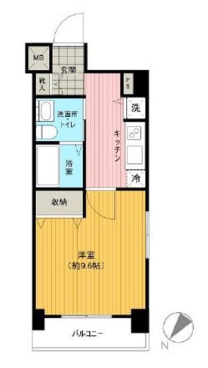 ミリオングランデ元赤坂ヒルズ 12階 間取り図