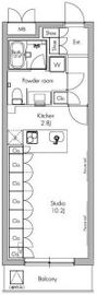 ル・スティル東山 403 間取り図