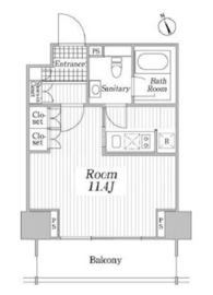 コートヒルズ広尾南 3階 間取り図