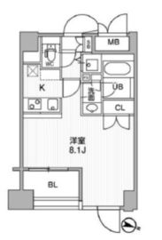 東神田テラスレジデンス 1106 間取り図