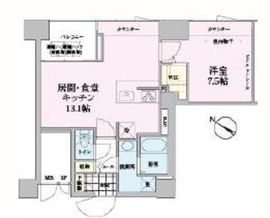 東神田テラスレジデンス 1109 間取り図