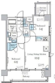 パークアクシス浅草・田原町 1401 間取り図