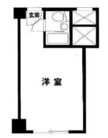 赤坂レジデンシャルホテル 2階 間取り図