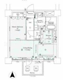 レクセル高田馬場 4階 間取り図