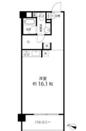 レガリア都立大レジデンス 2階 間取り図