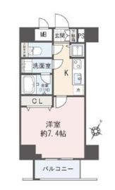 ガリシアヒルズ六本木 14階 間取り図