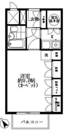 パークサイド六本木 3階 間取り図