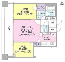 パンセフレスコ 8階 間取り図