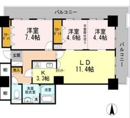 品川シーサイドビュータワー2 910 間取り図