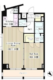 タキミハウス西早稲田 601 間取り図