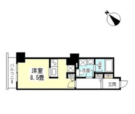 TKフラッツ渋谷 714 間取り図