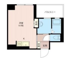 マストライフ目黒南 1105 間取り図