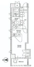 セントラルレジデンス番町シティタワー 8階 間取り図