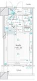 コンシェリア西新宿タワーズウエスト 10階 間取り図