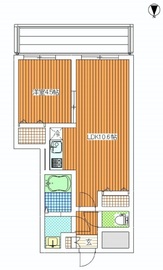 南麻布パークハイツ 10F1 間取り図