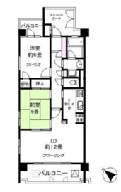 グランシティ中目黒 2階 間取り図