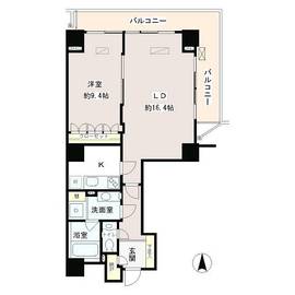 恵比寿ガーデンテラス弐番館 1201 間取り図