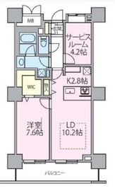 ロイヤルパークスタワー南千住 1503 間取り図