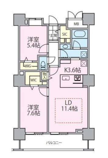 ロイヤルパークスタワー南千住 1709 間取り図