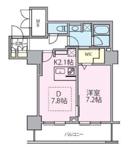 ロイヤルパークスタワー南千住 1806 間取り図