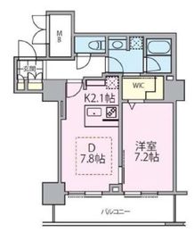 ロイヤルパークスタワー南千住 1806 間取り図