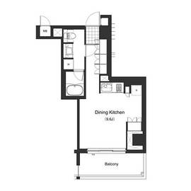 アパートメンツ南麻布2 502 間取り図