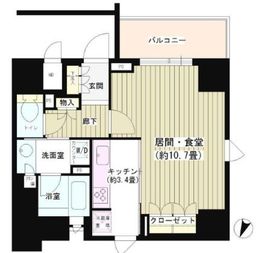 パークハウス二番町 3階 間取り図