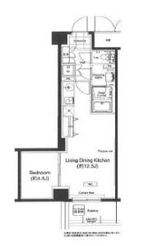 グランハイツ高田馬場 208 間取り図