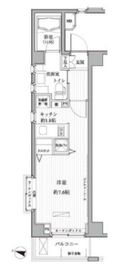 メゾンカルム西新宿 215 間取り図