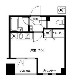 サンパティーク広尾 9階 間取り図