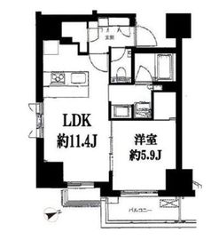 CONOE本郷三丁目 4階 間取り図