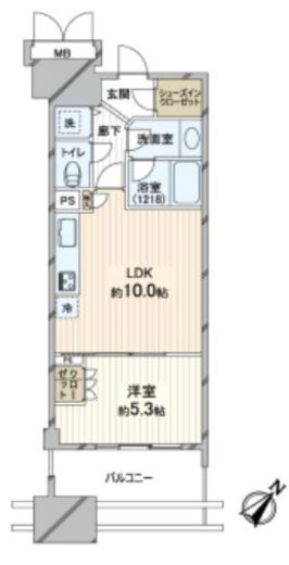 晴海テラス 11階 間取り図