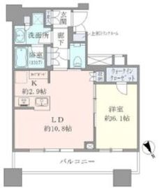 ブリリアタワーズ目黒 12階 間取り図