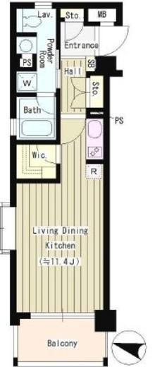 パーシモンヒルズ 306 間取り図