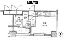 東急セットアップレジデンス恵比寿 602 間取り図