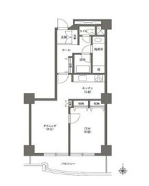 文京グリーンコートビュータワー本駒込 A907 間取り図