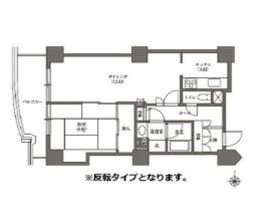 文京グリーンコートビュータワー本駒込 A1403 間取り図