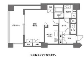 文京グリーンコートビュータワー本駒込 B2001 間取り図