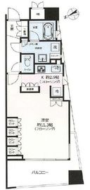 アクシルコート御茶ノ水 11階 間取り図