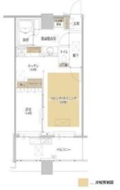アウルタワー 22階 間取り図