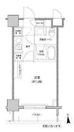 東急セットアップレジデンス恵比寿 604 間取り図