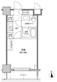 東急セットアップレジデンス恵比寿 804 間取り図