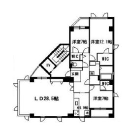 パークフロント大山 301 間取り図