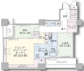 ガレリアグランデ 10階 間取り図