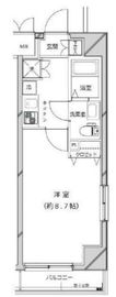 ライジングプレイス錦糸町 2階 間取り図