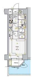 プレミアムキューブ大崎Deux 1階 間取り図