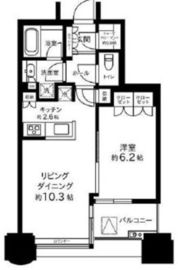 青山パークタワー 3階 間取り図