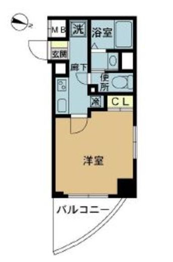 プロシード都立大学2 305 間取り図
