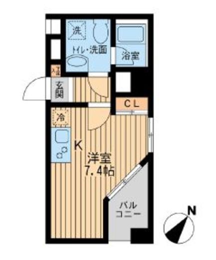 ユニフォート目黒中町 312 間取り図