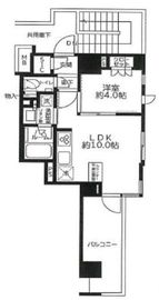 オープンレジデンシア麻布六本木 12階 間取り図